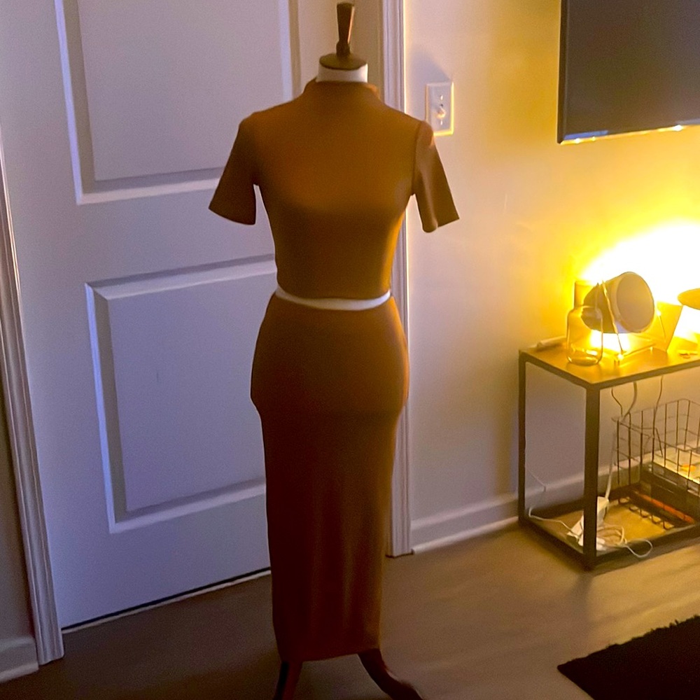 Brown shirt